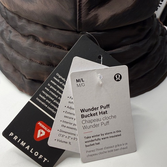 NWT 🤎 Lululemon Wunder Puff Bucket Hat Iridescent Espresso M/L - Picture 6 of 8